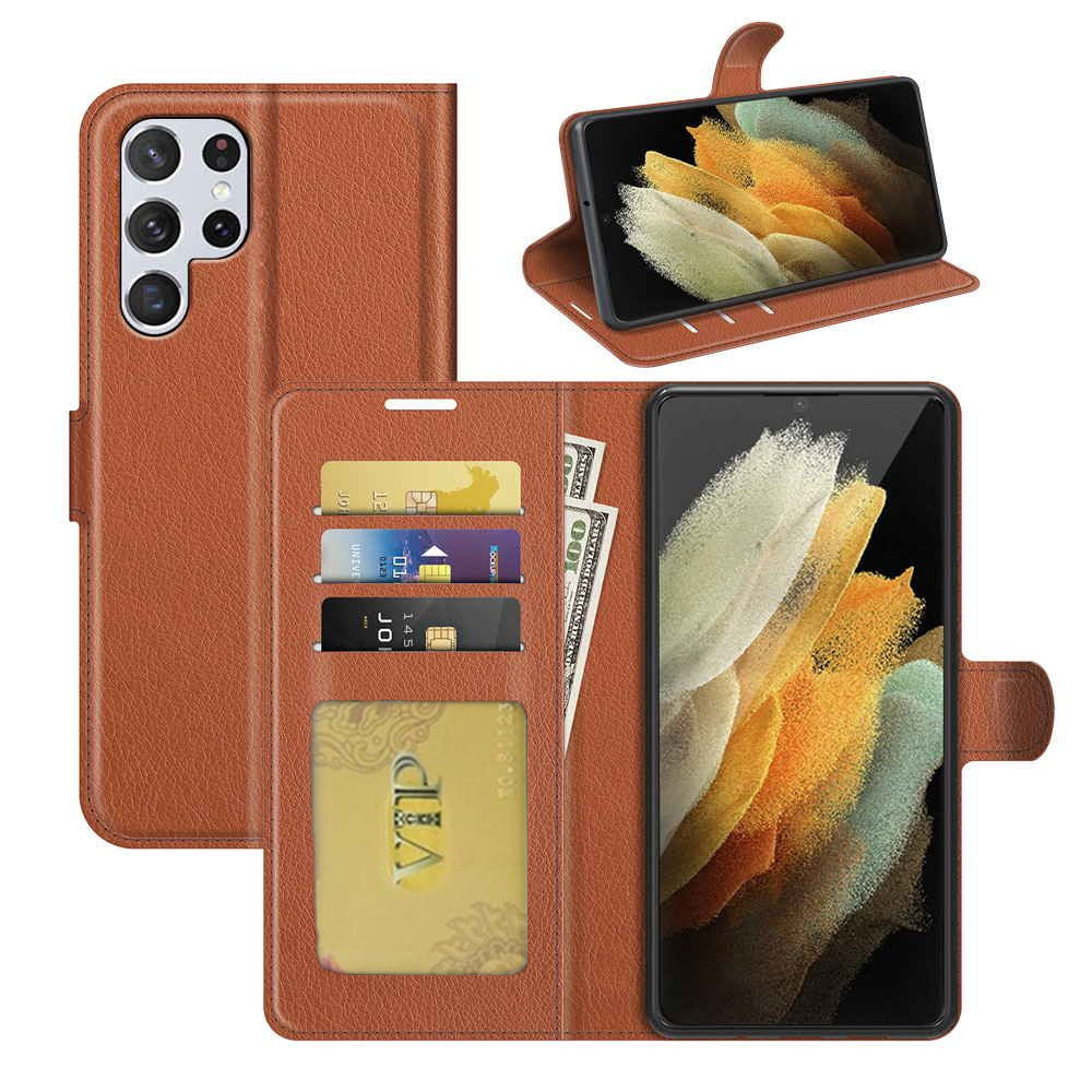 Leather Folio Wallet Case for Samsung Galaxy S24 Ultra Leather Folio Wallet Case for Samsung Galaxy S24 Ultra